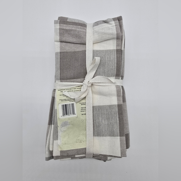 NWT Vintage House Park B. Smith 8pc Napkin Set 18x18 In - Picture 3 of 4